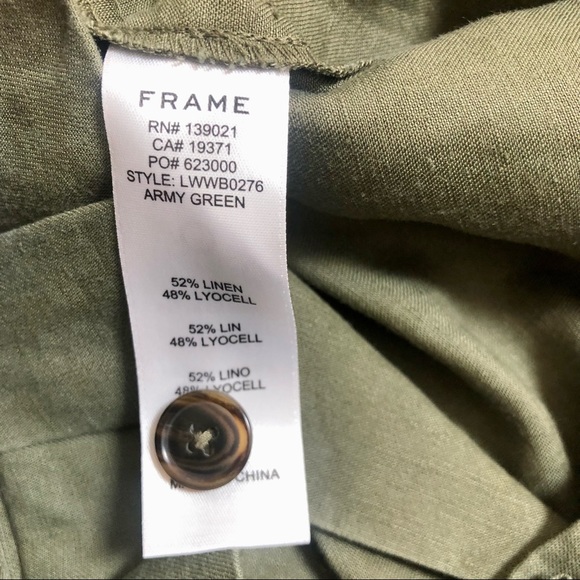 FRAME Paper Bag Trousers Size 8 - Picture 6 of 6